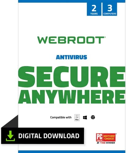 Webroot Antivirus Software 2022 | 3 Device | 2 Year Download for PC/Mac - Image 2