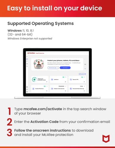 McAfee AntiVirus Protection 2023 | 1 PC (Windows)| Antivirus Protection, Internet Security Software | 1 Year Subscription | Instant Download Code - Image 7