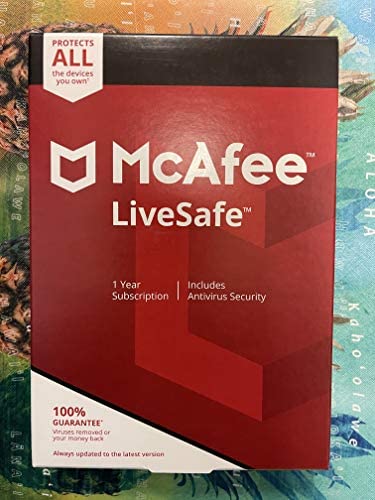 McAfee LiveSafe, for PC, Apple Mac, iOS, or Android, Unlimited Devices, 1-Year Subscription, eCard - Image 2